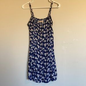 Sexy Hollister, Blue, Button-down Slip Dress